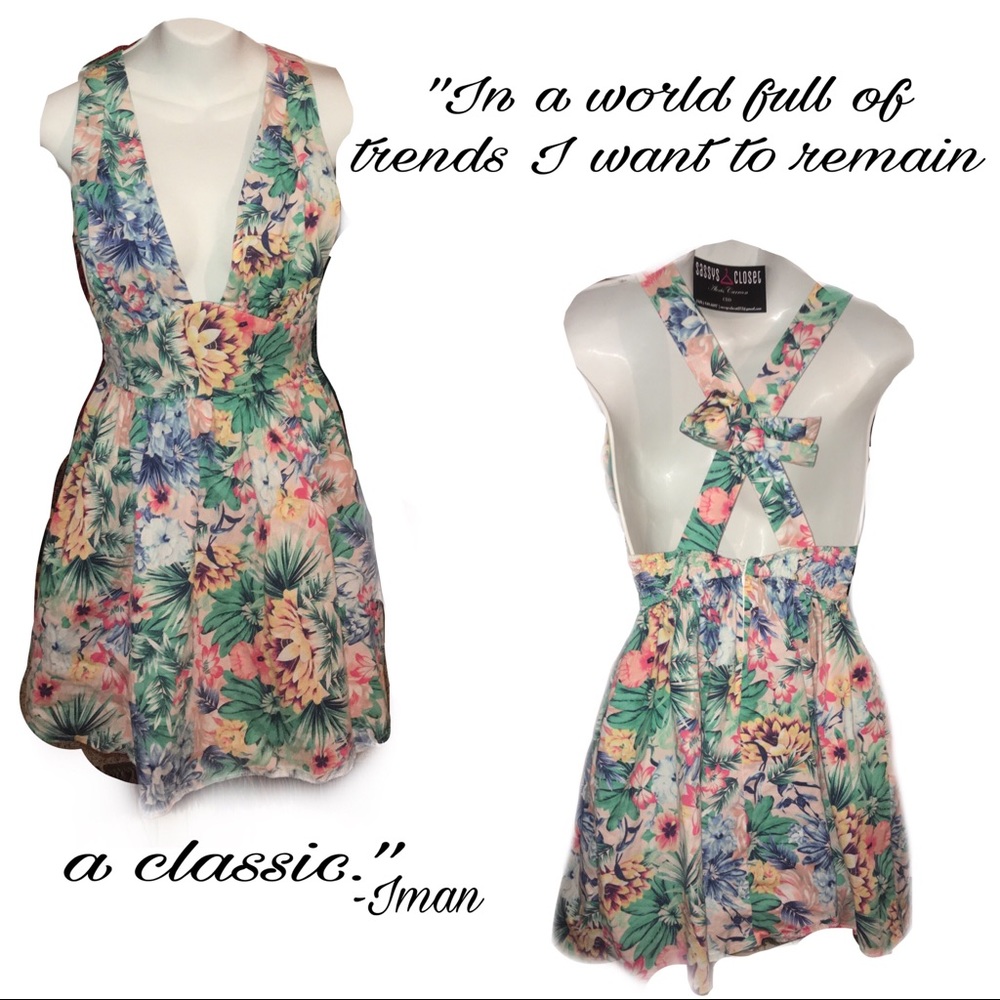 Vintage Floral Dress
